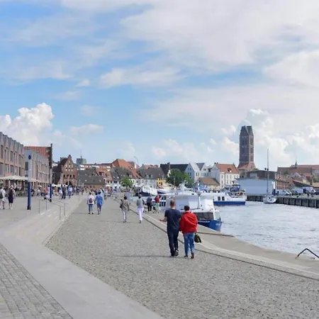 Appartment Ferienwohnung mit großer Terrasse Ohlerich Speicher Wismar-2
