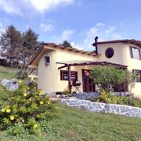 Casa de campo vacacional Tres Soles en finca de 9 hectáreas en Xico-2