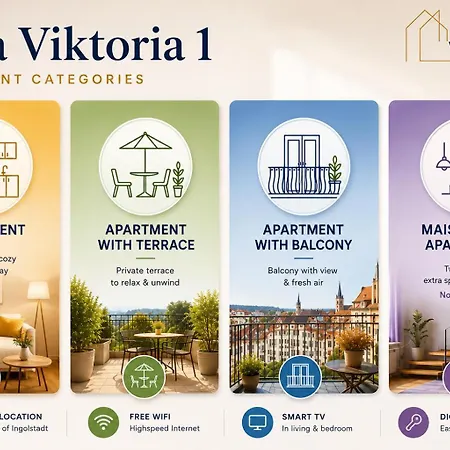 Villa Viktoria 1 - Apartments - City Center-3