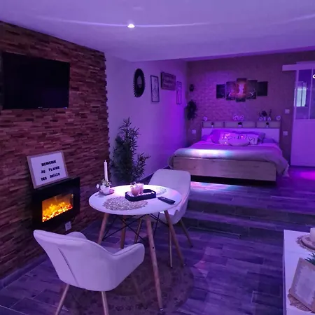 Suite romantique avec jacuzzi privatif escapade à deux-2