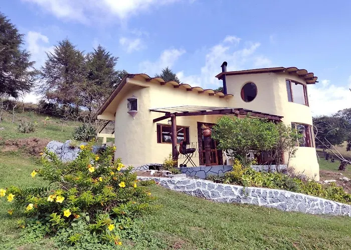 Casa de campo vacacional Tres Soles en finca de 9 hectáreas en Xico