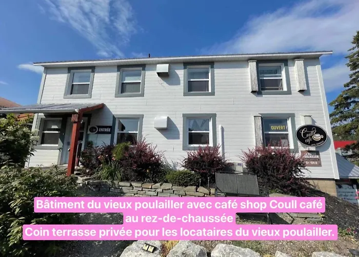 Hotel Le vieux poulailler édifice patrimonial New-Richmond Gaspesie à New Richmond